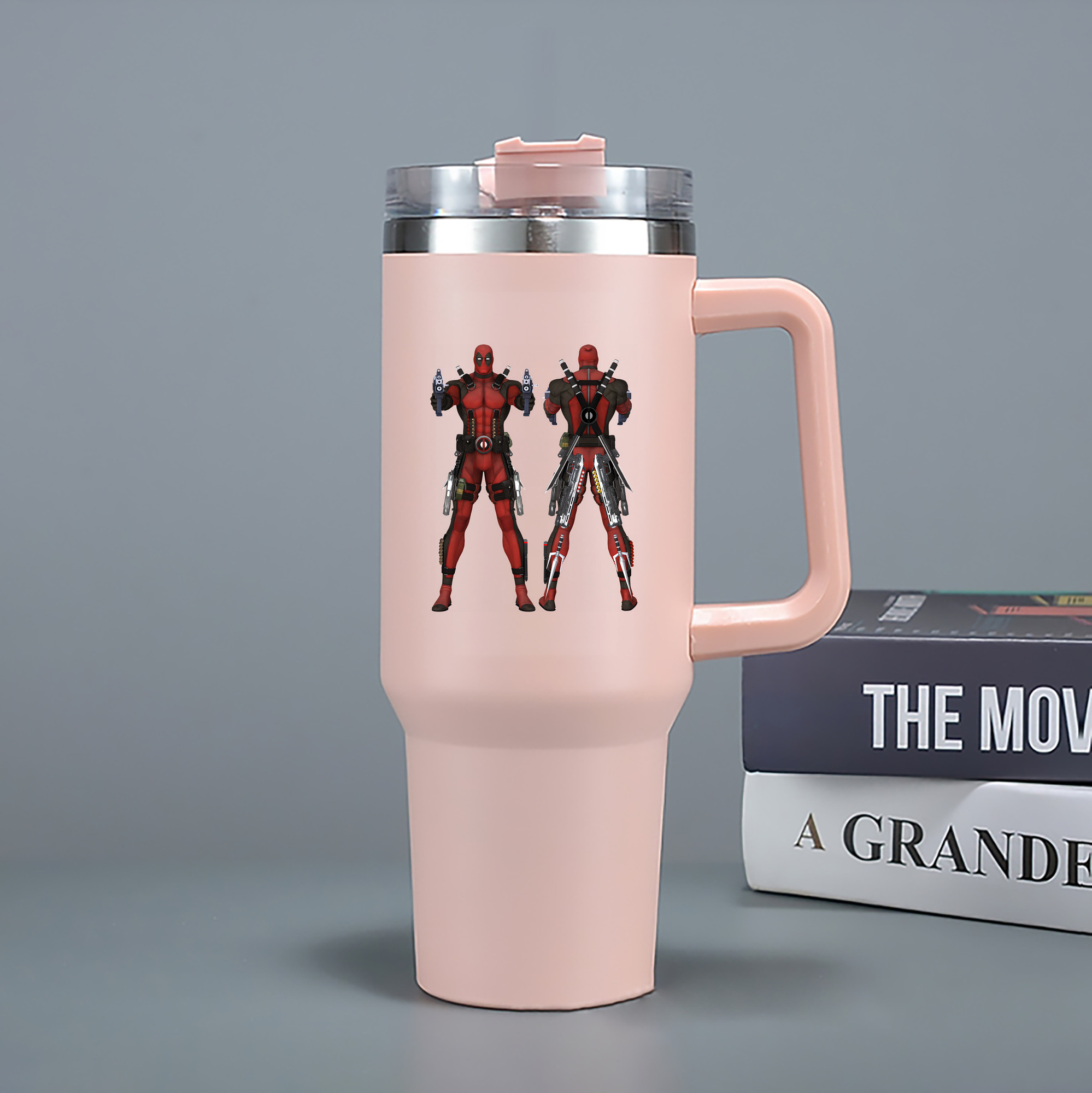 （画像用） Deadpool デッドプール 1200mL車用タンブラー（カラープリント）